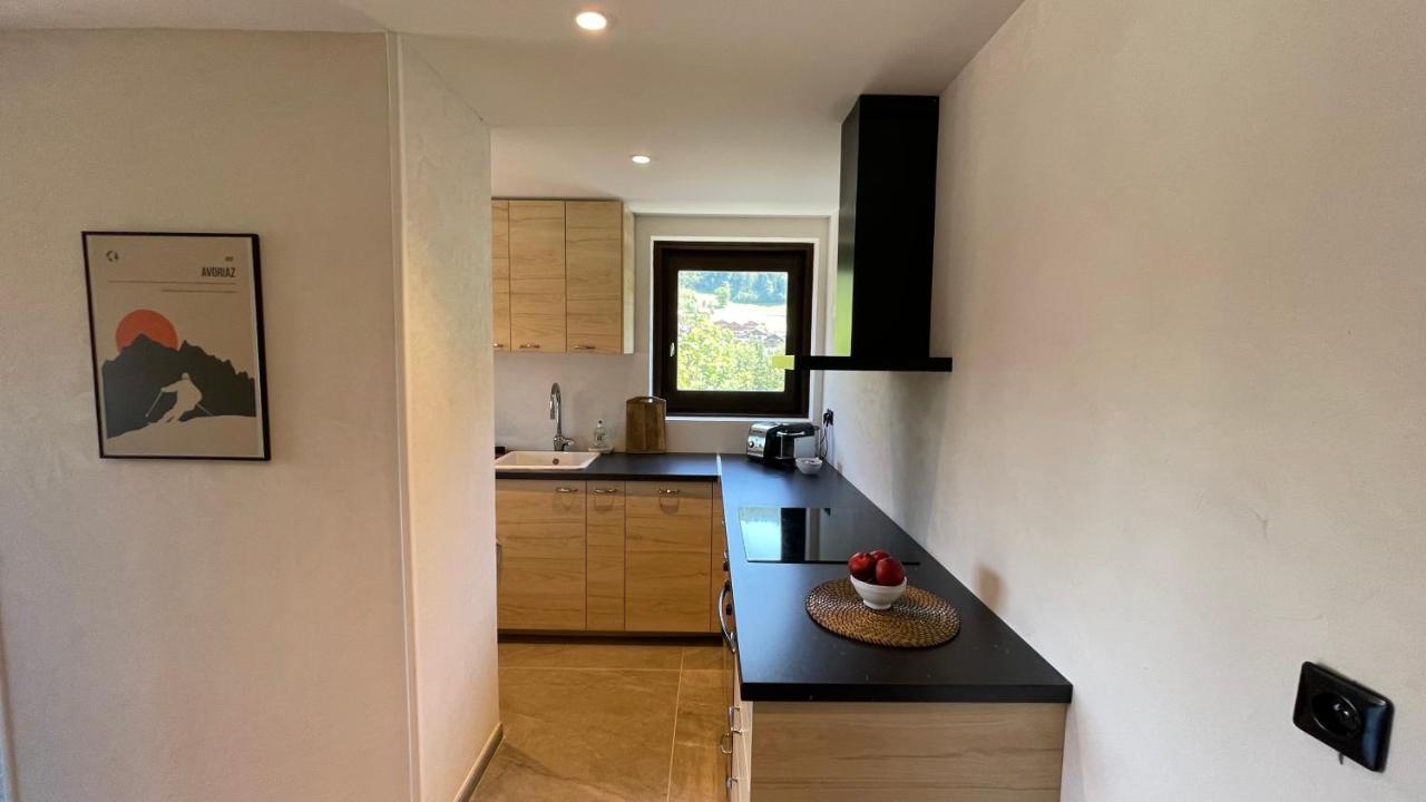 Morzine : Bel Appartement A 5 Mn Du Telepherique Buitenkant foto